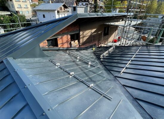 Copertura doppia aggraffatura in alluminio