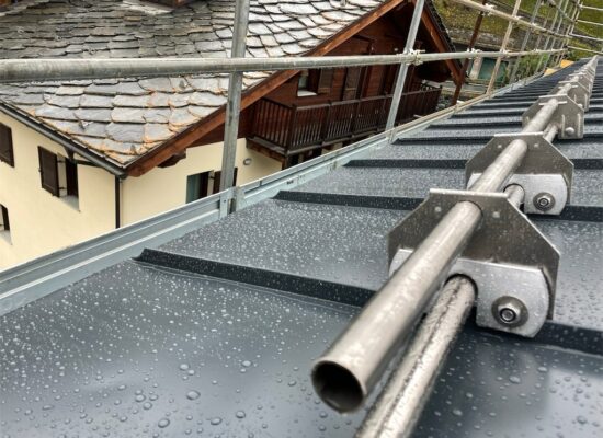 Copertura doppia aggraffatura in alluminio