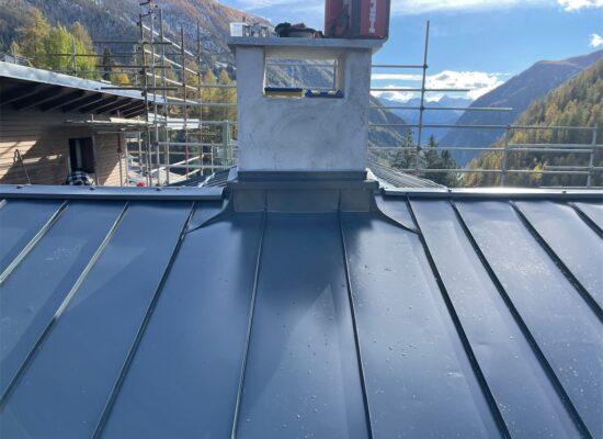 Copertura doppia aggraffatura in alluminio